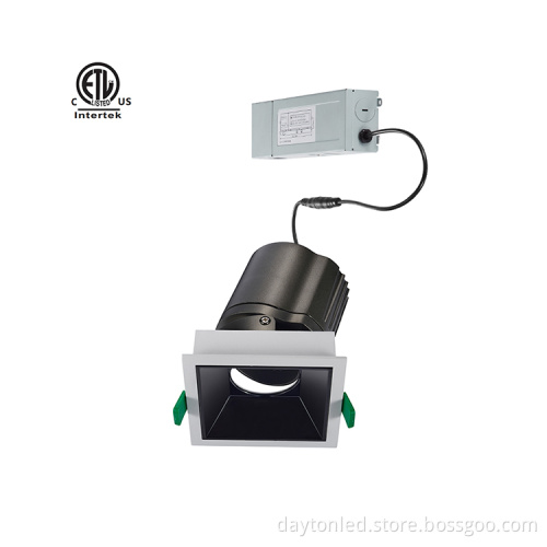 High-Quality COB LED Downlights: Modern Hotel Engineering 8W Aluminum 50W Anti-Glare 9W Recessed Lighting